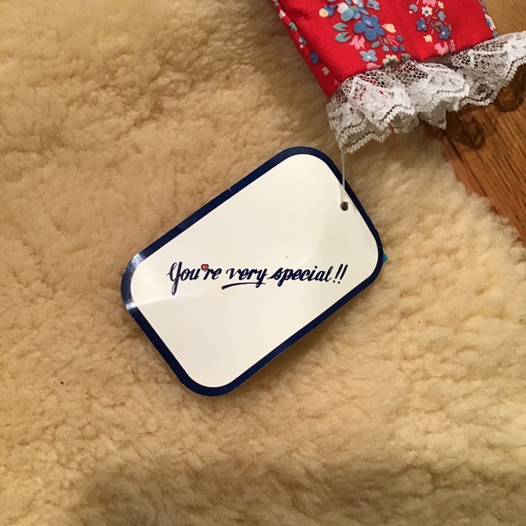 Vintage Nana’s Pet red floral dress - Picture 9 of 13